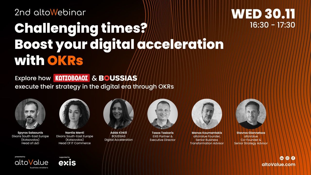 EXIS - AltoValue: Boost your digital acceleration with OKRs
